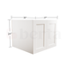 Bridge Wall Cabinets - Classic Shaker Pre-Assembled - Berta Store 