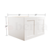 Bridge Wall Cabinets - Classic Shaker Pre-Assembled - Berta Store 
