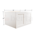 Bridge Wall Cabinets - Classic Shaker Pre-Assembled - Berta Store 