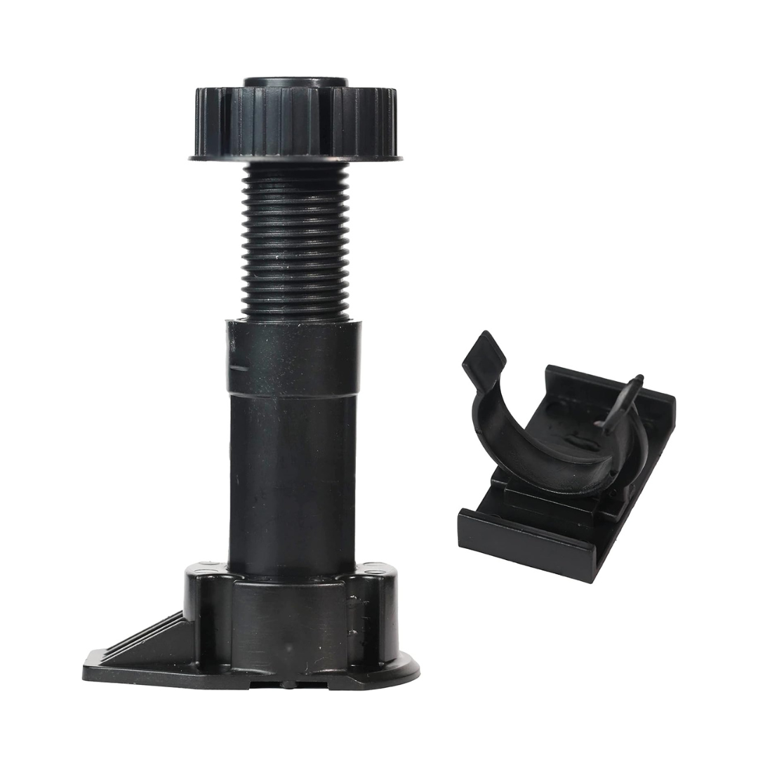 Cabinet Leveler Legs - 330 lb Capacity, Adjustable Height from 4 7/10" to 5 9/10" (120-150 mm) - Berta 