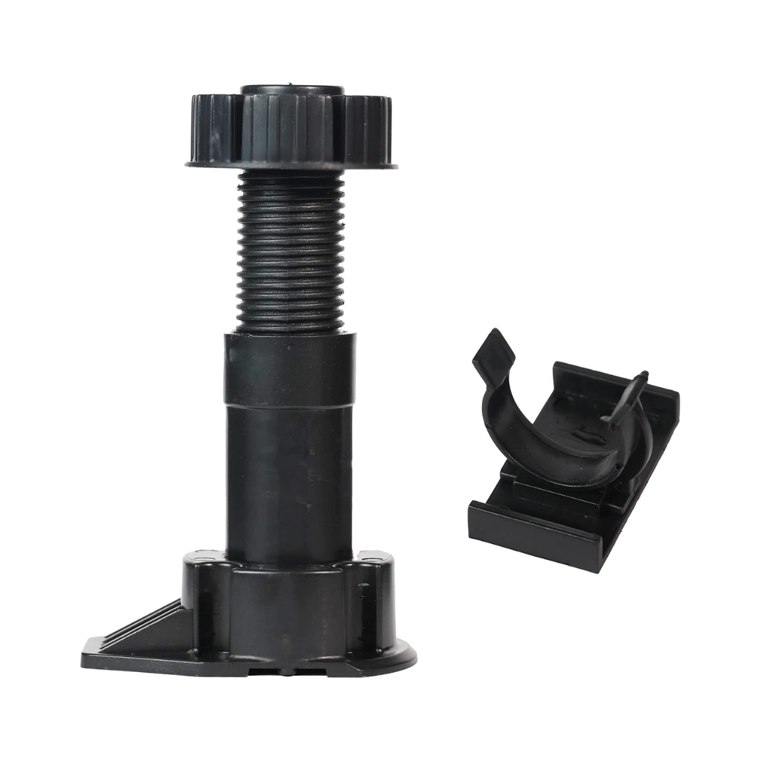 Cabinet Leveler Legs - 330 lb Capacity, Adjustable Height from 4" to 5 1/10" (100-130 mm) - Berta 