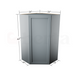 Corner Diagonal Wall Cabinets - Classic Shaker Pre-Assembled - Berta Store 