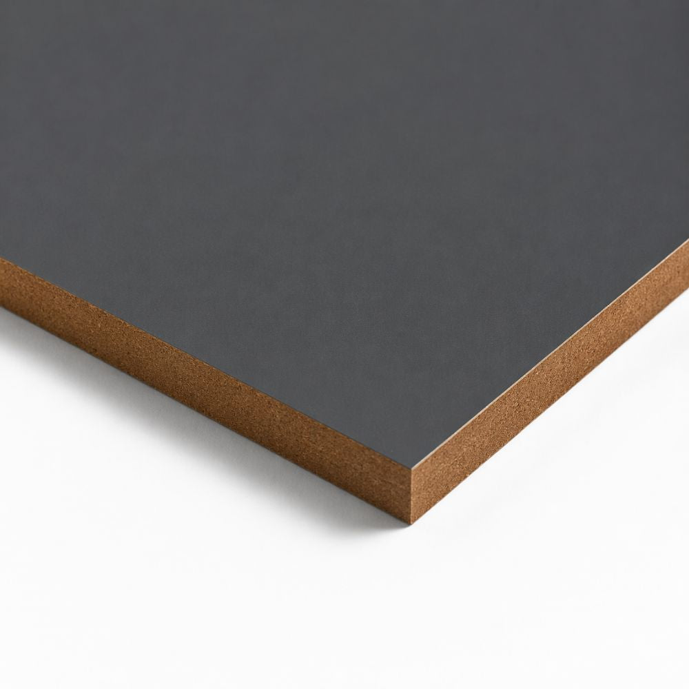 Dark Gray Matte MDF Panel 4x8 Sheet