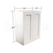 Double Door Wall Cabinet 30" High - Classic Shaker Pre-Assembled - Berta 