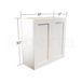 Double Door Wall Cabinet 30" High - Classic Shaker Pre-Assembled - Berta 