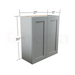 Double Door Wall Cabinet 30" High - Classic Shaker Pre-Assembled - Berta 