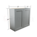Double Door Wall Cabinet 30" High - Classic Shaker Pre-Assembled - Berta 
