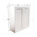 Double Door Wall Cabinet 36" High - Classic Shaker Pre-Assembled - Berta Store 