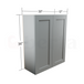 Double Door Wall Cabinet 36" High - Classic Shaker Pre-Assembled - Berta Store 