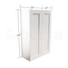 Double Door Wall Cabinet 42" High - Classic Shaker Pre-Assembled - Berta 