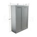 Double Door Wall Cabinet 42" High - Classic Shaker Pre-Assembled - Berta 