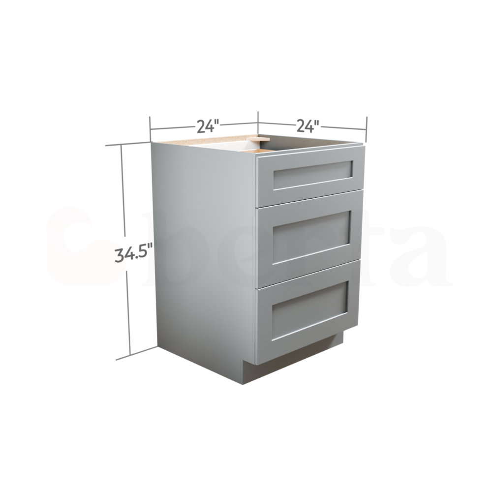 Drawer Base Cabinets - Classic Shaker Pre-Assembled - Berta Store 