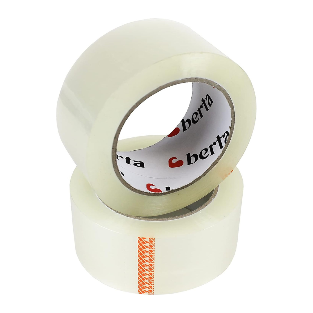 Heavy-Duty Packaging Tape – 2 Mil, Clear, High Adhesion - Berta Store 