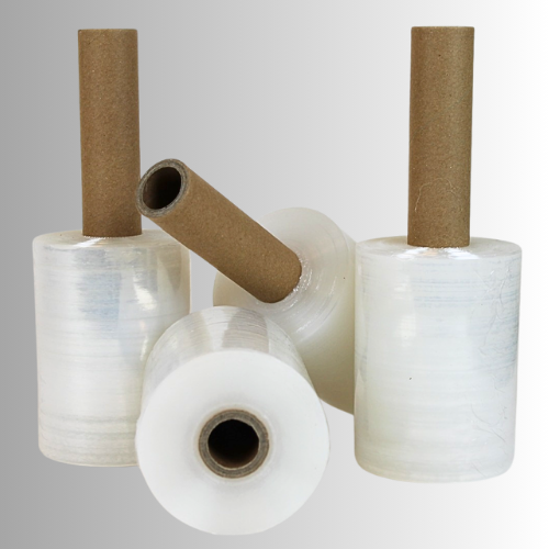 Mini Hand Roll Industrial Strength Plastic Wrap - 5" x 1000 ft, 80 Gauge - Berta Store 