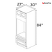 Oven Cabinets - Classic Shaker Pre-Assembled - Berta 