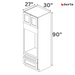 Oven Cabinets - Classic Shaker Pre-Assembled - Berta 