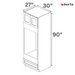 Oven Cabinets - Classic Shaker Pre-Assembled - Berta 