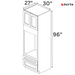 Oven Cabinets - Classic Shaker Pre-Assembled - Berta 