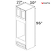 Oven Cabinets - Classic Shaker Pre-Assembled - Berta 