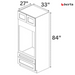 Oven Cabinets - Classic Shaker Pre-Assembled - Berta 