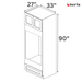 Oven Cabinets - Classic Shaker Pre-Assembled - Berta 