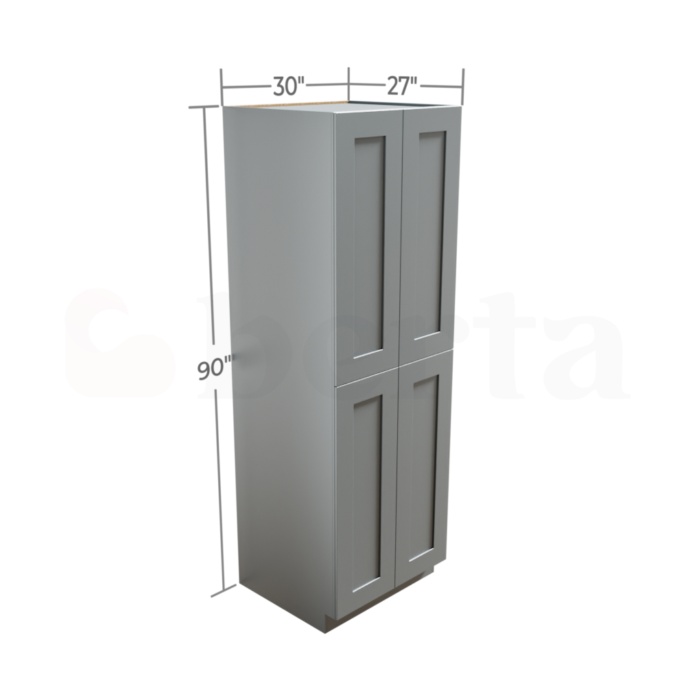Pantry Cabinets - Classic Shaker Pre-Assembled - Berta 