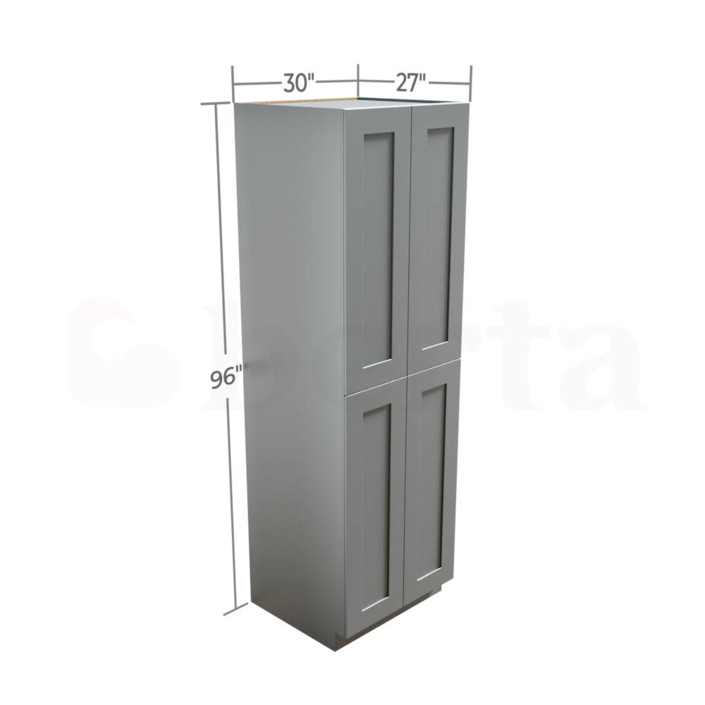 Pantry Cabinets - Classic Shaker Pre-Assembled - Berta 