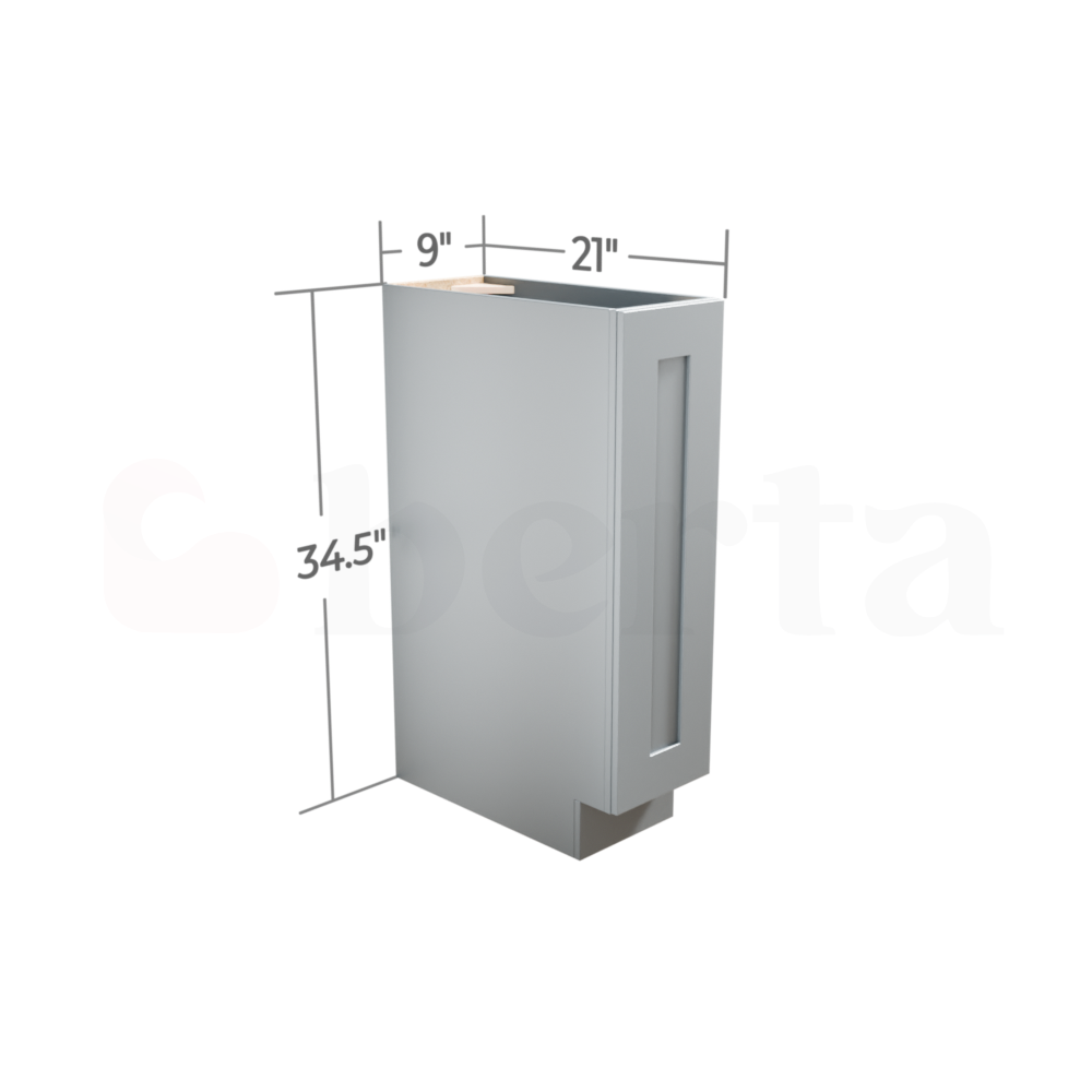Single Door Base Cabinets - Classic Shaker Pre-Assembled - Berta Store 