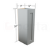 Single Door Wall Cabinet 30" High - Classic Shaker Pre-Assembled - Berta 