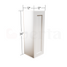 Single Door Wall Cabinet 36" High - Classic Shaker Pre-Assembled - Berta Store 