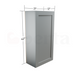 Single Door Wall Cabinet 42" High - Classic Shaker Pre-Assembled - Berta Store 