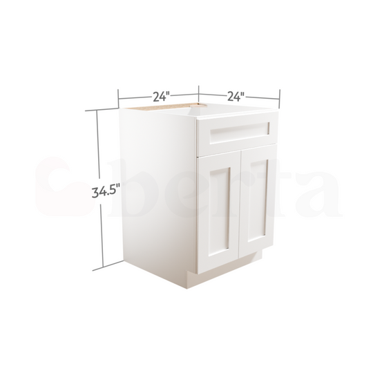 Sink Base Cabinets - Classic Shaker Pre-Assembled - Berta Store 