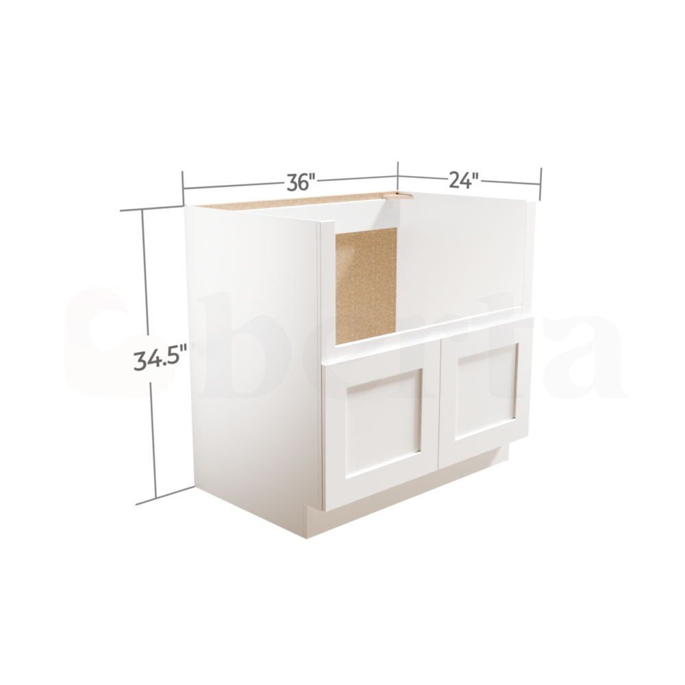 Sink Base Cabinets - Classic Shaker Pre-Assembled - Berta Store 