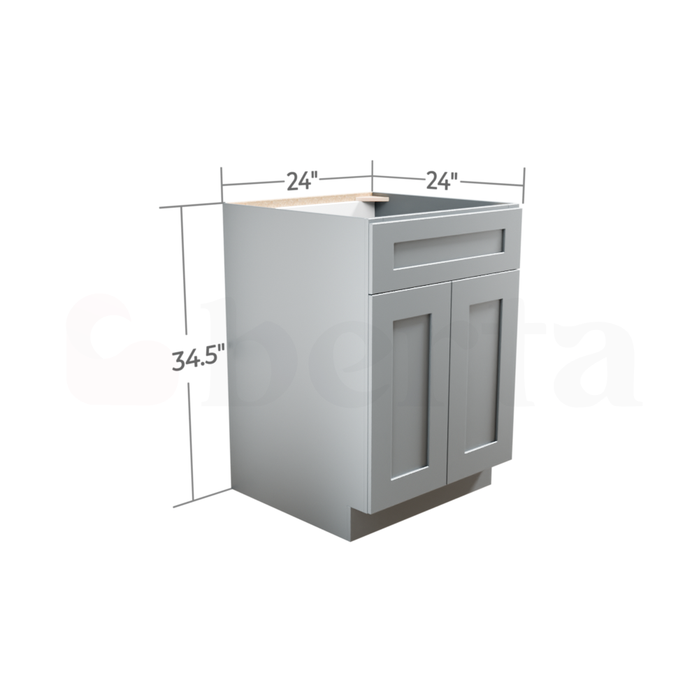 Sink Base Cabinets - Classic Shaker Pre-Assembled - Berta Store 