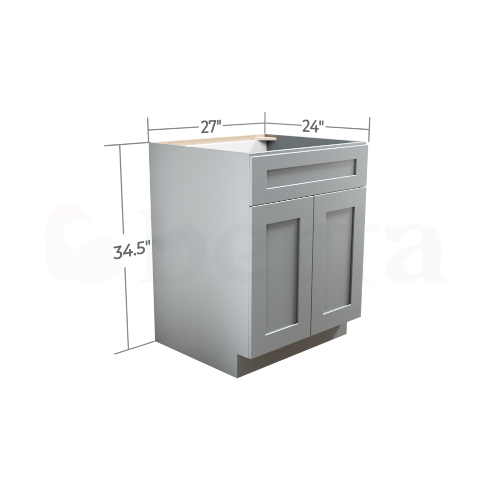 Sink Base Cabinets - Classic Shaker Pre-Assembled - Berta Store 
