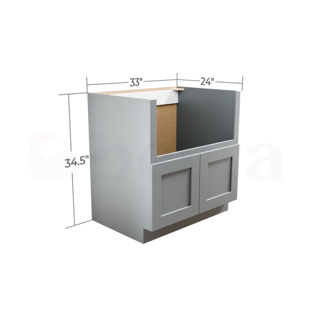 Sink Base Cabinets - Classic Shaker Pre-Assembled - Berta Store 