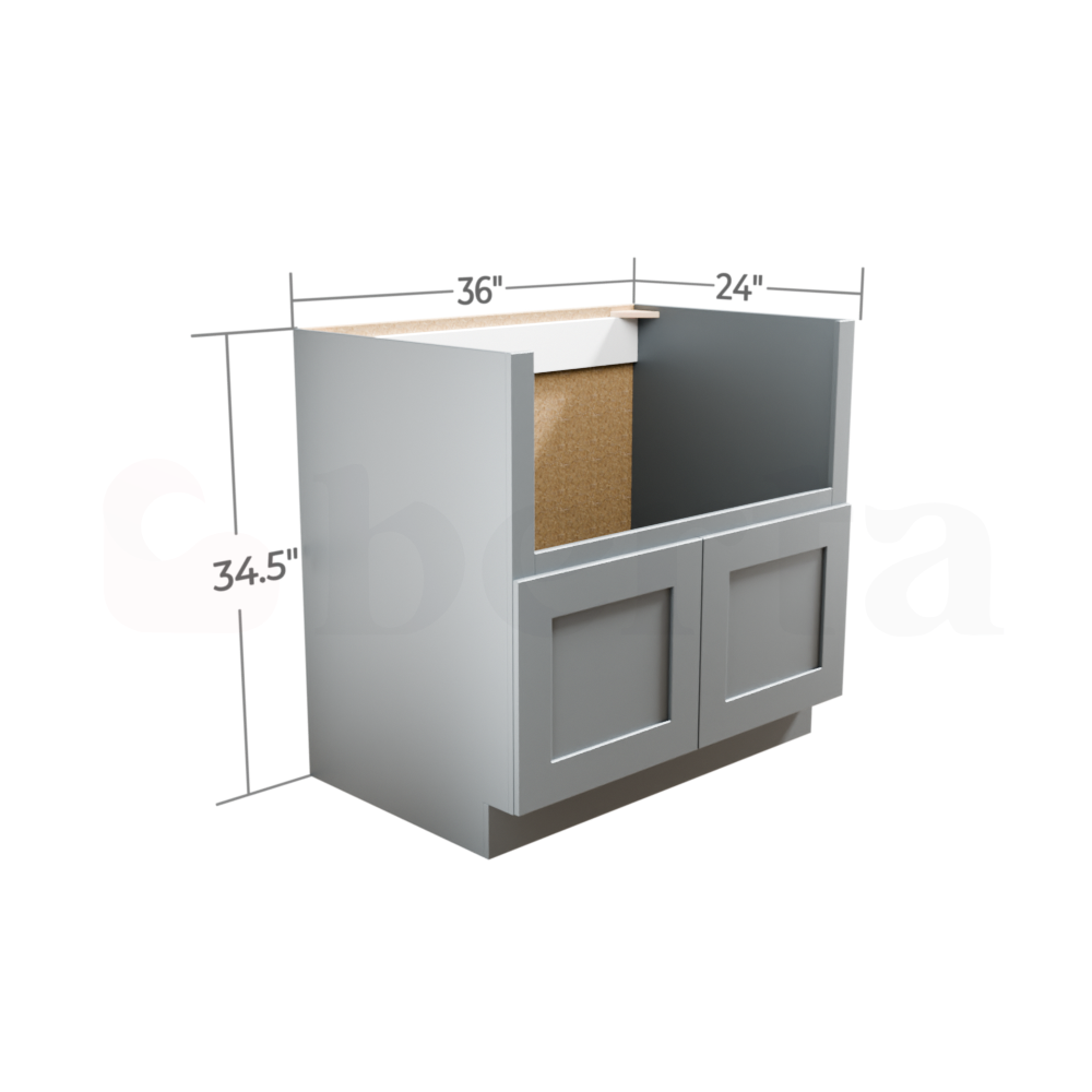 Sink Base Cabinets - Classic Shaker Pre-Assembled - Berta Store 