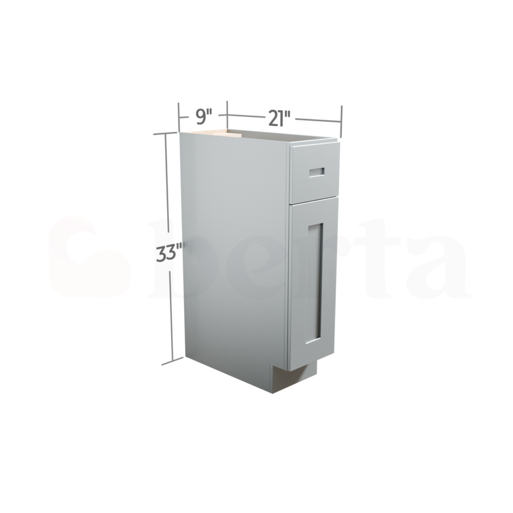 Vanity Base Cabinets - Classic Shaker Pre-Assembled - Berta 