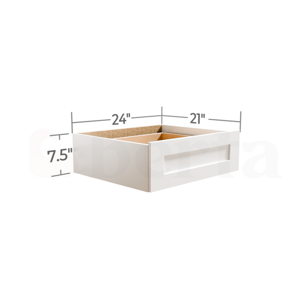 Vanity Knee Drawer – Classic Shaker Pre-Assembled - Berta 