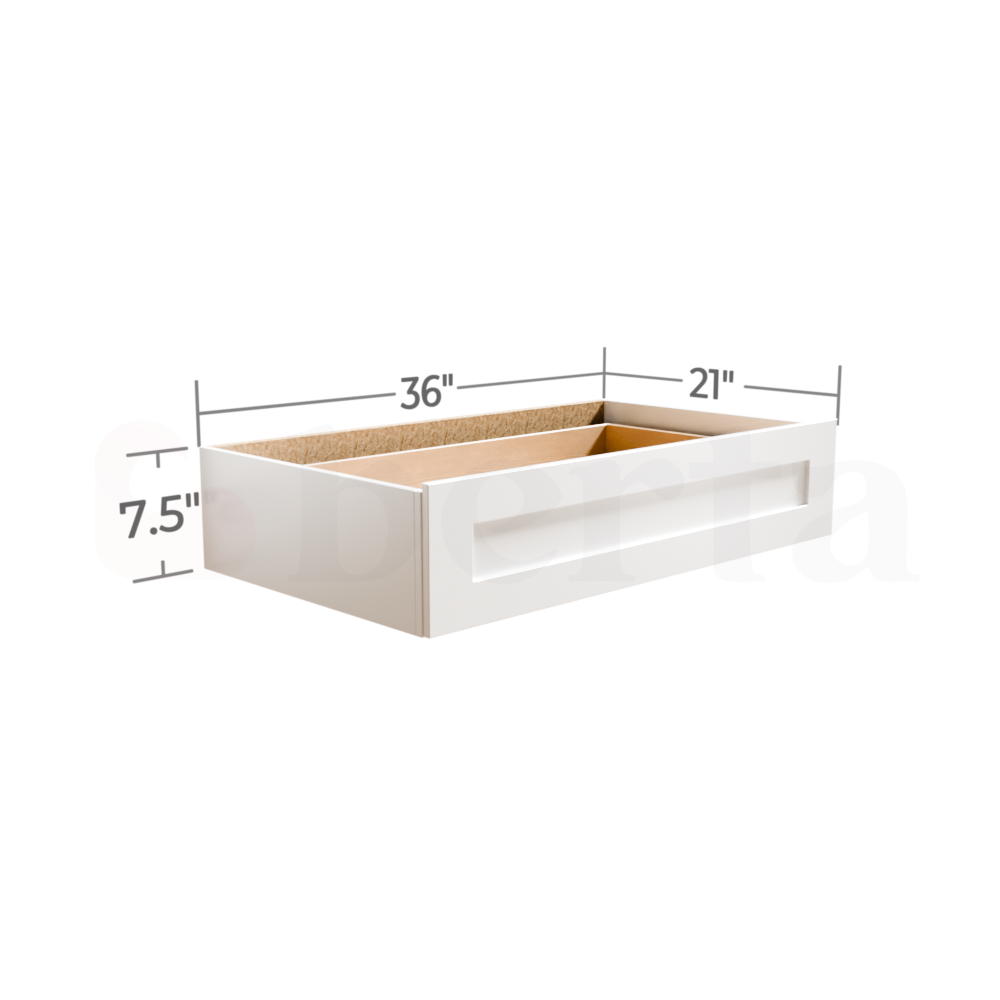 Vanity Knee Drawer – Classic Shaker Pre-Assembled - Berta 