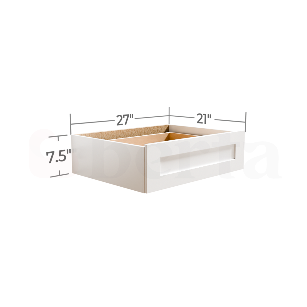 Vanity Knee Drawer – Classic Shaker Pre-Assembled - Berta Store 
