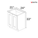 Vanity Sink Base Cabinets – Classic Shaker Pre-Assembled - Berta 