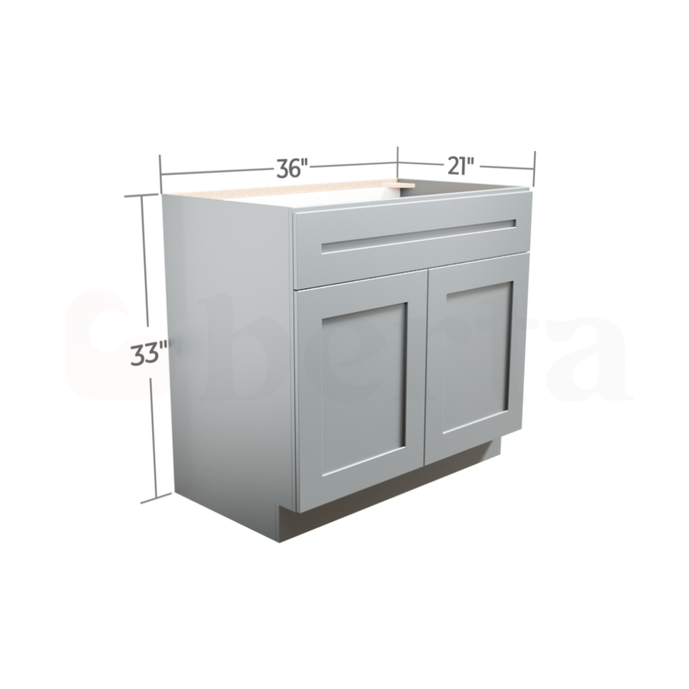 Vanity Sink Base Cabinets – Classic Shaker Pre-Assembled - Berta Store 