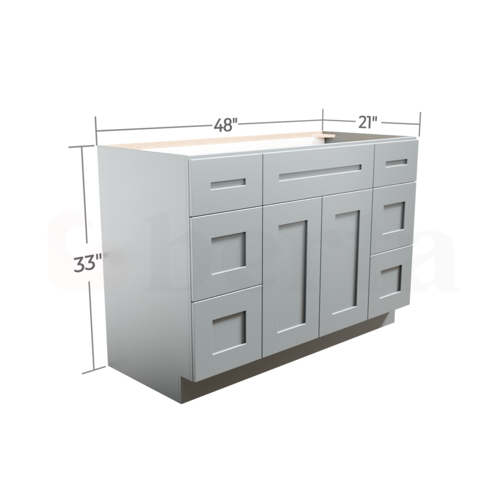 Vanity Sink Base Cabinets – Classic Shaker Pre-Assembled - Berta Store 