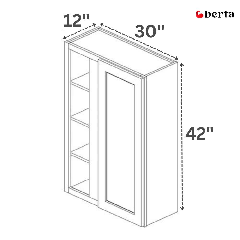 Wall Blind Corner Cabinets - Classic Shaker Pre-Assembled - Berta 