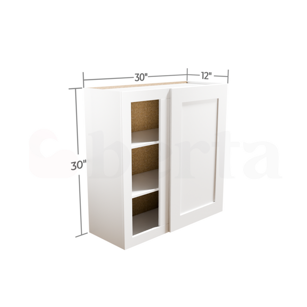 Wall Blind Corner Cabinets - Classic Shaker Pre-Assembled - Berta 