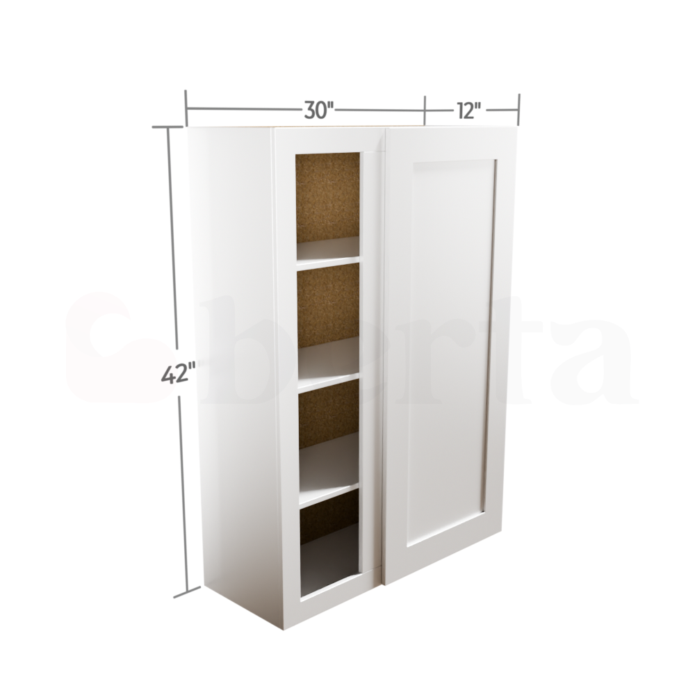 Wall Blind Corner Cabinets - Classic Shaker Pre-Assembled - Berta Store 