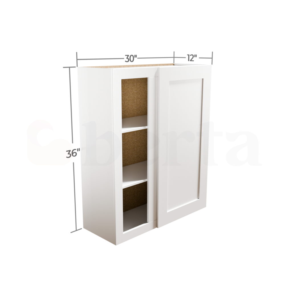 Wall Blind Corner Cabinets - Classic Shaker Pre-Assembled - Berta Store 