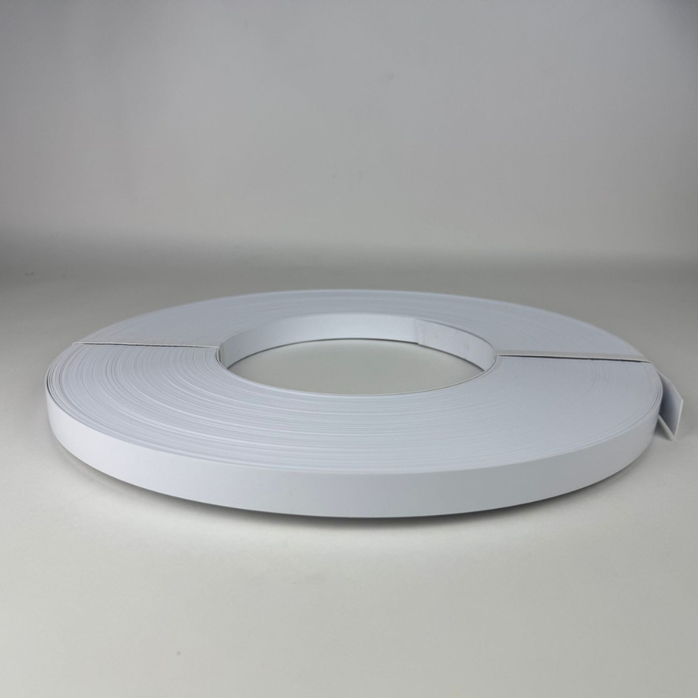 White Plastic Edgeband – 7/8" x 300ft Roll Without Glue - Berta Store 