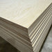 Stack of BB/BB Baltic Birch Plywood 21mm 7/8 inch 4x8 sheets showing thick multi-ply birch construction